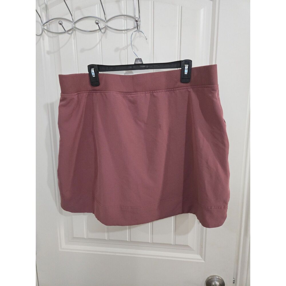 32 Degrees Cool Womens XL Mauve Athletic Skort Stretch Golf Tennis Skirt Shorts